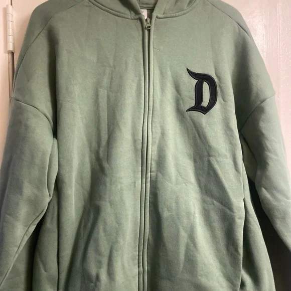 Disney Olive Green Zip-Up Hoodie - Picture 1 of 3